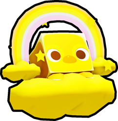 Shiny Golden Cloud Penguin