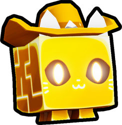 Golden Tech Cowboy Cat