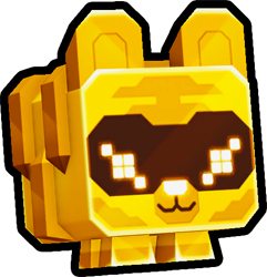 Shiny Golden Hi-Tech Tiger