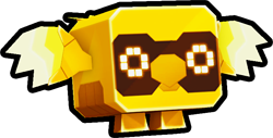 Shiny Golden Hi-Tech Parrot