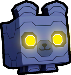 Shiny Rainbow Cyber Bear