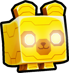 Shiny Golden Cyber Bear