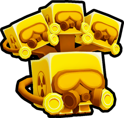 Shiny Golden Nuclear Mortuus