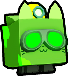Shiny Nuclear Mining Cat