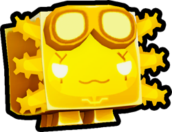 Shiny Golden Cyberpunk Axolotl