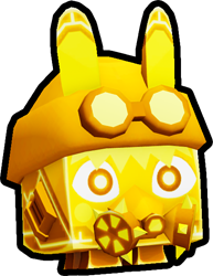 Golden Cyberpunk Bunny