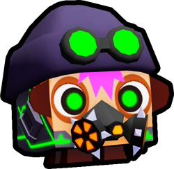 Shiny Rainbow Cyberpunk Meerkat