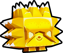 Shiny Golden Forged Hedgehog