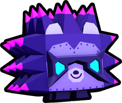 Shiny Rainbow Forged Hedgehog