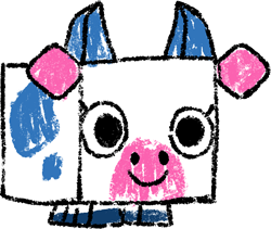 Shiny Sketch Cow