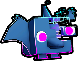 Rainbow Fragmented Pterodactyl