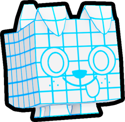 Shiny Wireframe Dog