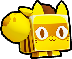 Shiny Golden Robber Cat