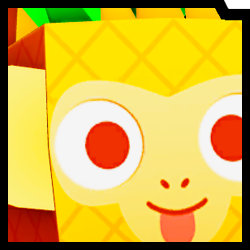 Shiny Rainbow Huge Pineapple Monkey