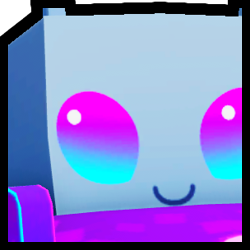Shiny Rainbow Huge Rave Meebo in a Spaceship