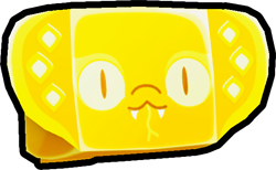 Shiny Golden Pristine Snake