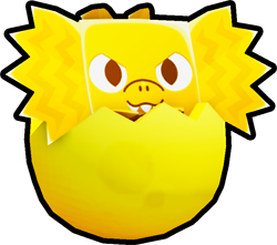 Shiny Golden Egg Spitting Dino
