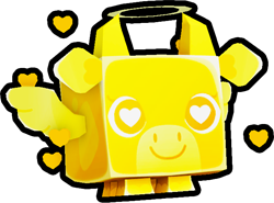 Shiny Golden Love Cow