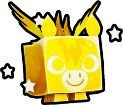 Shiny Golden Comet Pony