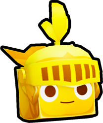 Shiny Golden Knight Slime