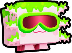 Shiny Rainbow Ooze Axolotl