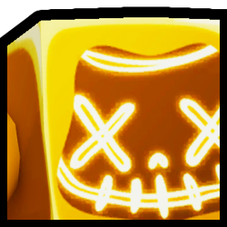 Golden Huge Hacked Skeleton