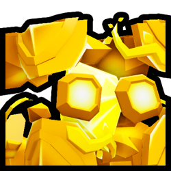 Shiny Golden Huge Jungle Golem