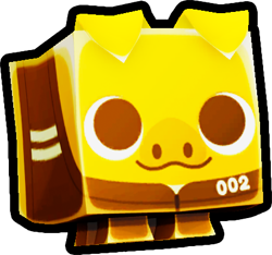 Shiny Golden Player Piggy