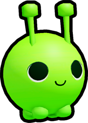 Shiny Rainbow Meebo The Alien Ball