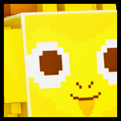 Shiny Golden Huge Pixel Monkey