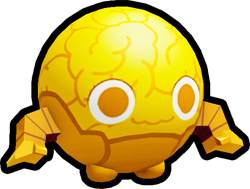 Shiny Golden Brain Ball