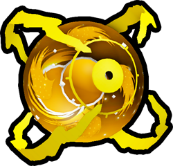 Golden Black Hole Angelus Ball