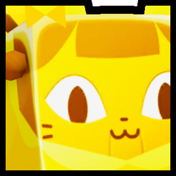 Golden Huge Doll Cat