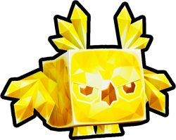 Shiny Golden Emerald Owl