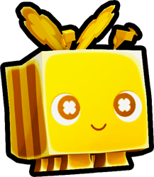 Shiny Golden Clover Bee
