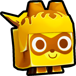 Shiny Golden Stunt Raccoon