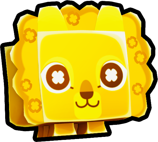 Shiny Golden Clover Lion