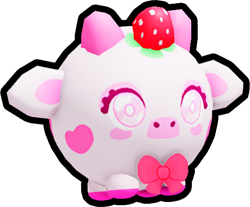 Rainbow Strawberry Cow Ball