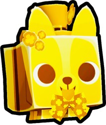 Shiny Golden Leprechaun Corgi